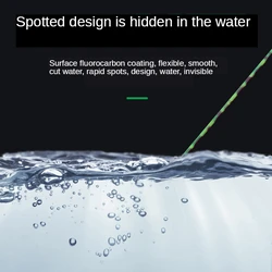 Sedal fluorocarbono invisible para carpa y mosca