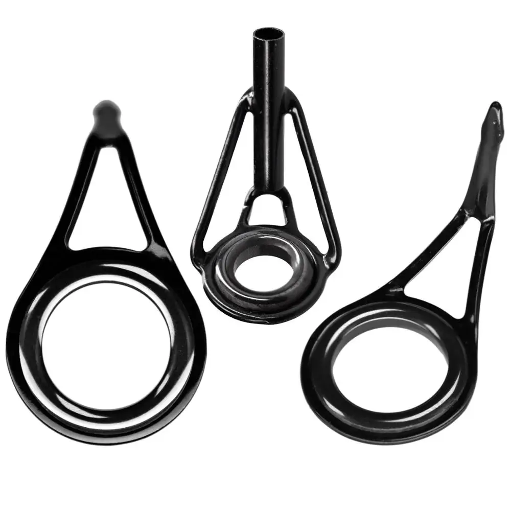 THKFISH-Kit de reparación de guía de caña de pescar giratoria, anillo de cerámica de acero inoxidable, guías de caña de pescar, juego de reemplazo de puntas superiores, 35 Uds. - imagen 5