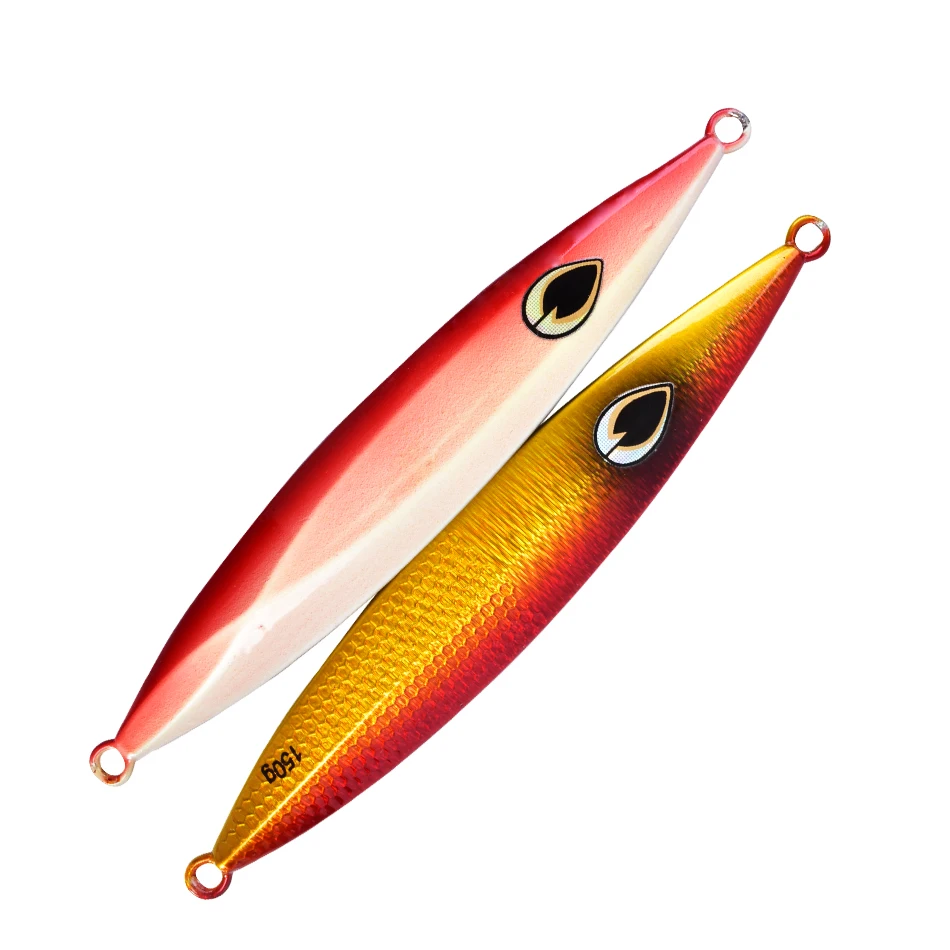 Señuelo luminoso de fundición lenta para pesca, anzuelo de Metal para agua salada, Vertical, 150g/200g/260g, 3 piezas