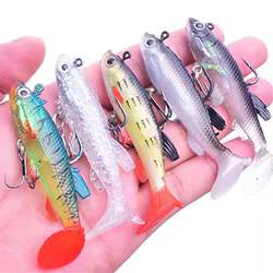 Jig Head plomo con anzuelo simple para vinilo