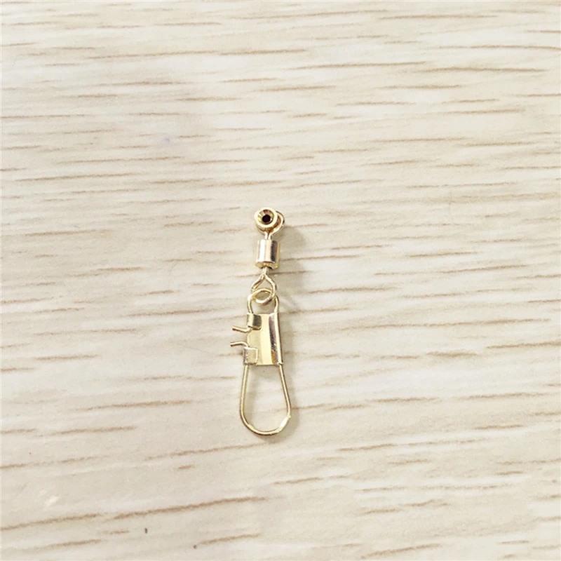 Conector giratorio cabeza cobre dorado para pesca de mar - imagen 5