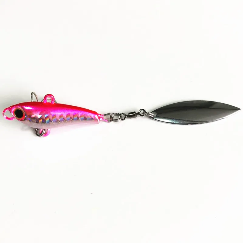 Pesca de Metal VIB señuelo cuchara de fundición larga vibración Spinner cebo señuelos artificiales 10g/15g/22g/35g lote 5 piezas venta - imagen 5
