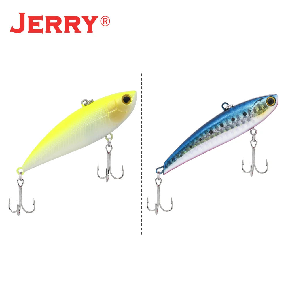 Jerry Mermaid-señuelo duro con vibración para Pesca de lubina, cebo Artificial para agua dulce y salada, VIB - imagen 4