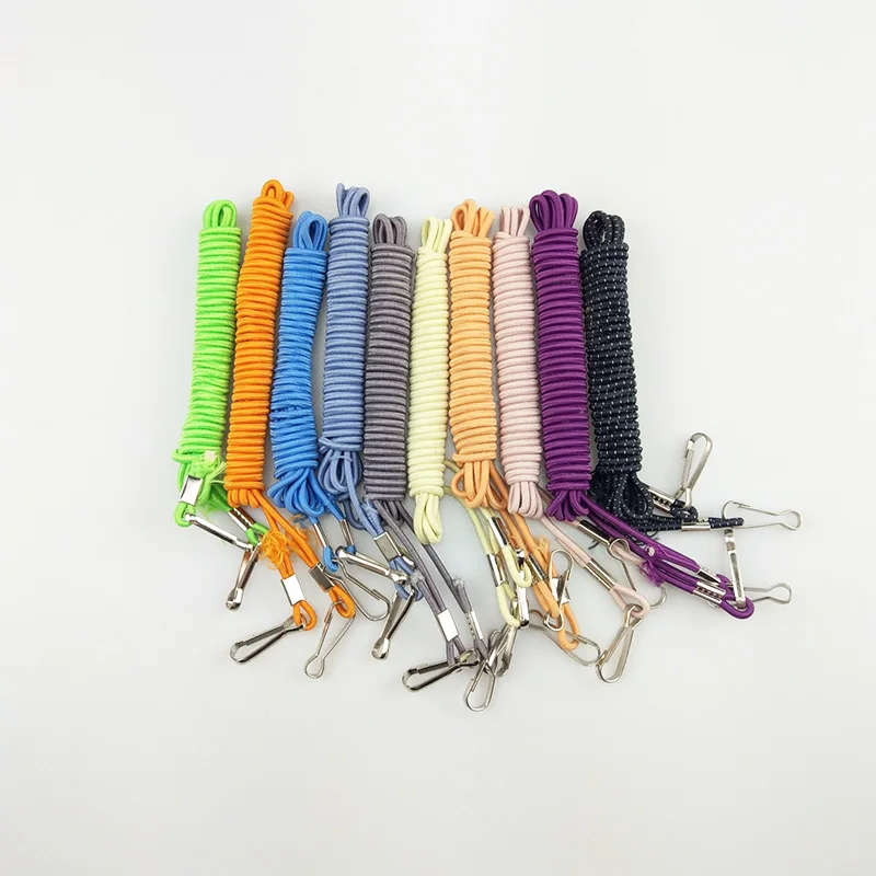 Protector de caña de pescar, cuerda de goma elástica, cordón de seguridad, herramienta multifunción para exteriores, J291, 1 ud. - imagen 4