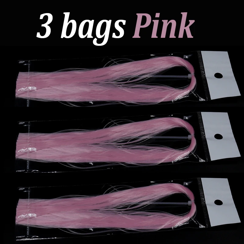 3 bags pink