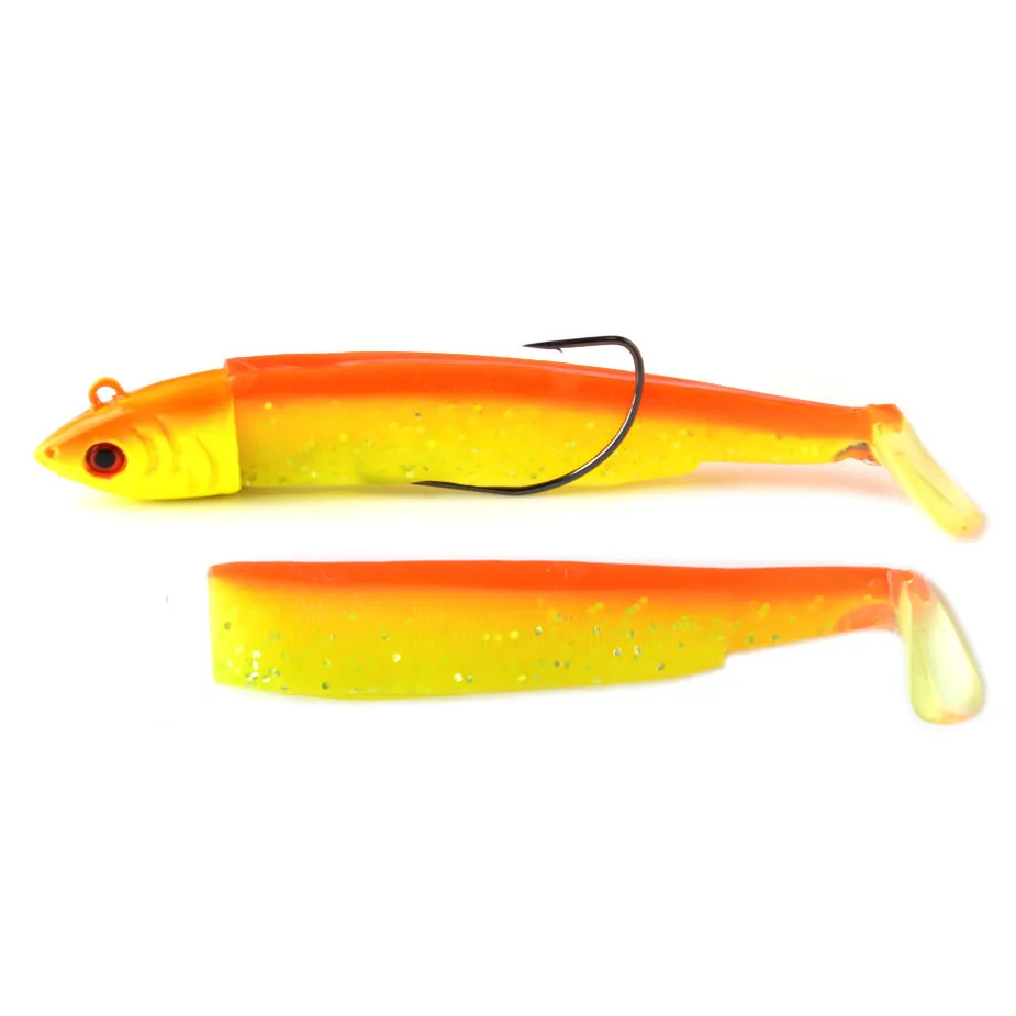 Swimbait Jig de Silicona 95mm – Señuelo Hundido para Lucio