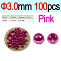 100pcs 3.0mm Pink
