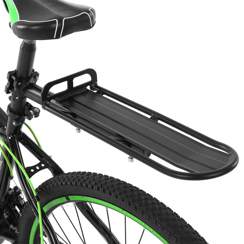 Soporte retráctil de aleación de aluminio para bicicleta, soporte para poste de asiento trasero de bicicleta, portaequipajes de carga, accesorios para MTB - imagen 2