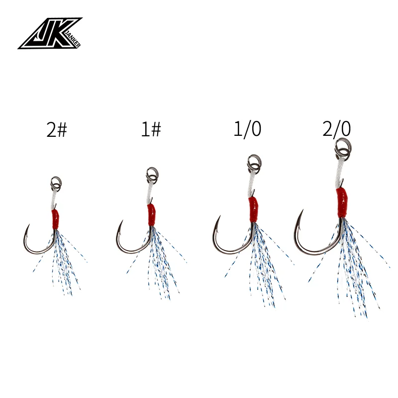 JK Light-anzuelos de ayuda para pesca en agua salada, señuelo Mustad, accesorios de pesca - imagen 3