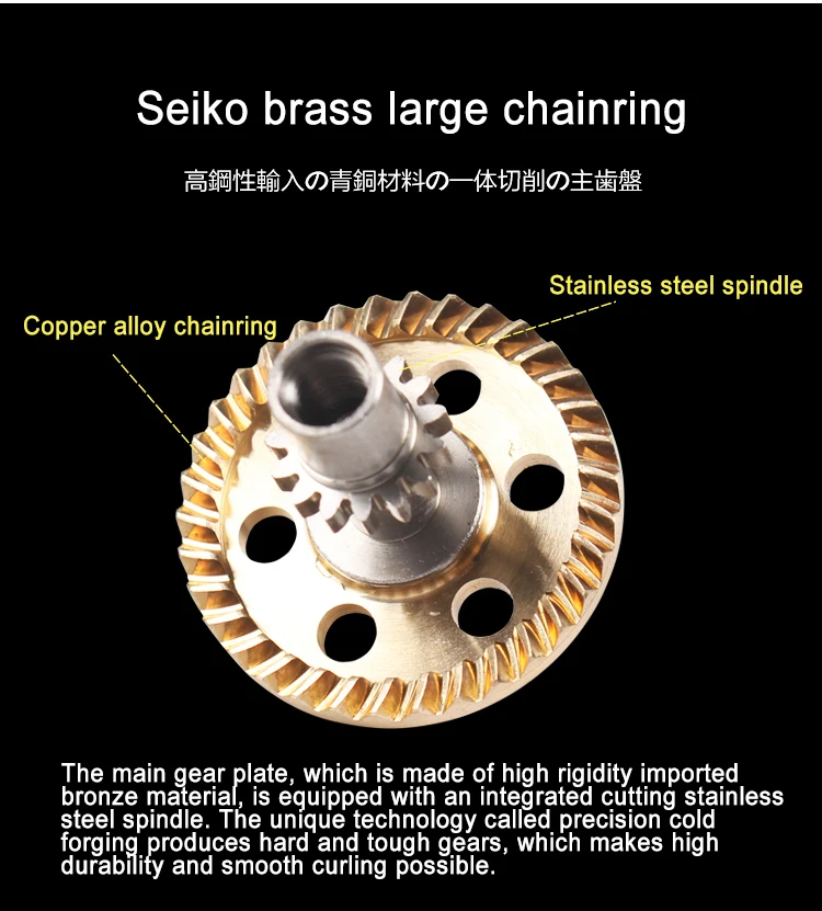 LUREKILLER-carrete giratorio de pesca vertical, accesorio de pesca JIGGING, SW4000XG SW5000XG SW6000HG SW10000HG, agua salada, barco, color negro, Japón, 35kg de arrastre - imagen 3