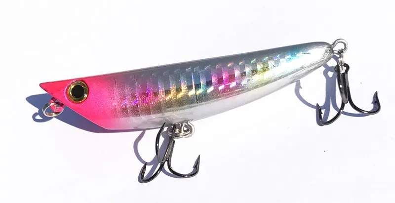 Señuelo Perro Zigzag Pencil 9cm – Anzuelos triples para pesca - imagen 4
