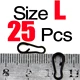 L 25Pcs