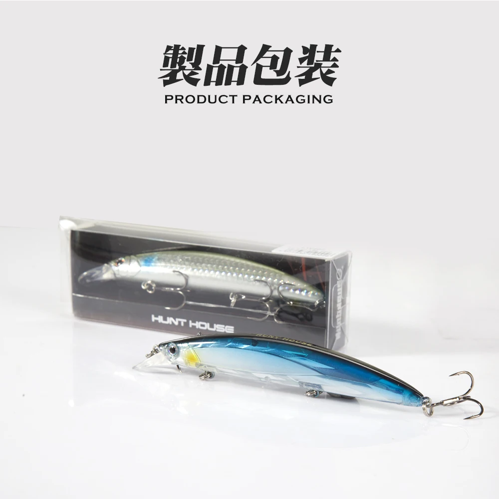 Hunthouse Crystal 3D Minnow 133mm 19g - imagen 5