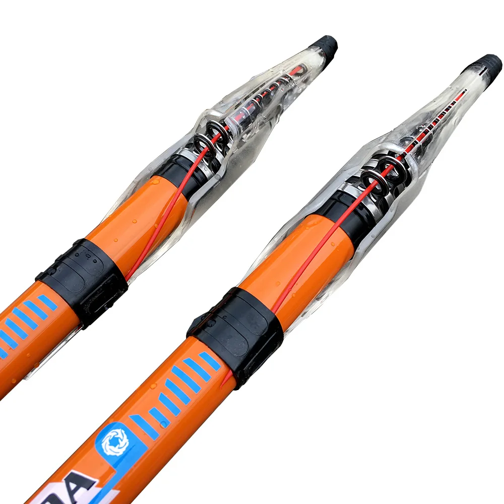 GHOTDA-caña de pescar telescópica de fibra de carbono, alimentador de carpa, 2,7 M, 3,6 M, 4,5 M, 5,4 M, 6,3 M - imagen 3