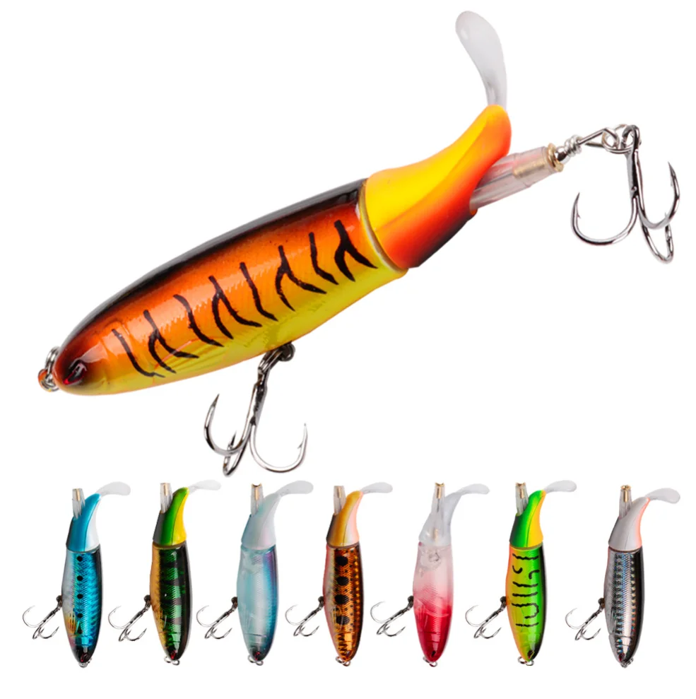 Señuelo de pesca biónico Luya, 1 unidad, 15g/35g, cebo Multi articulado flotante, hélice Vib, aparejos giratorios, juego de Wobblers para productos de Lucio