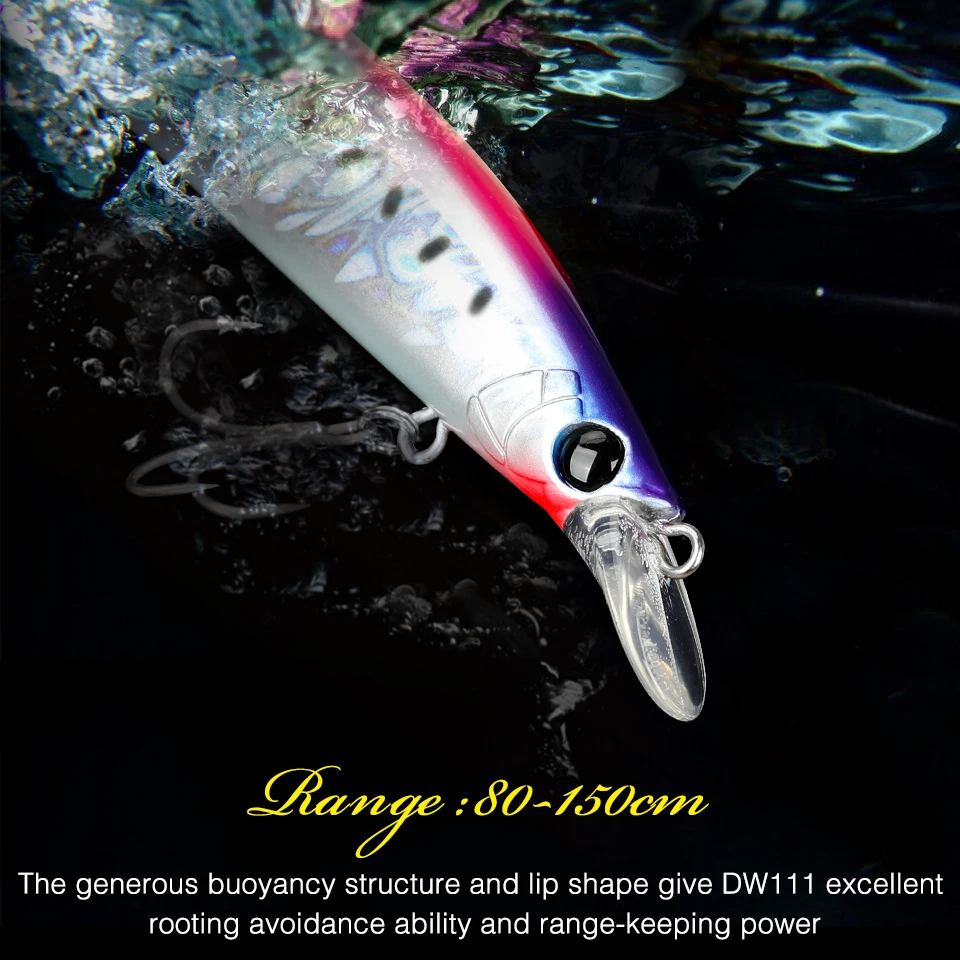 TSURINOYA 130mm 23g pececillo flotante de fundición larga 130F señuelo de pesca de mar TWINKLE DW111 flotante lubina cebos duros artificiales - imagen 2