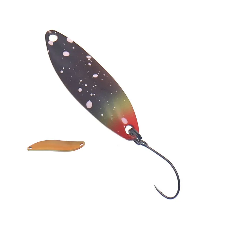 HISTOLURE-cebo de cuchara de pesca de cobre, señuelo de Metal de 4g y 41mm con un solo gancho, cebo duro, Spinner para trucha, perca, Chub Salmo - imagen 4