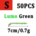 50pcs lumo green s