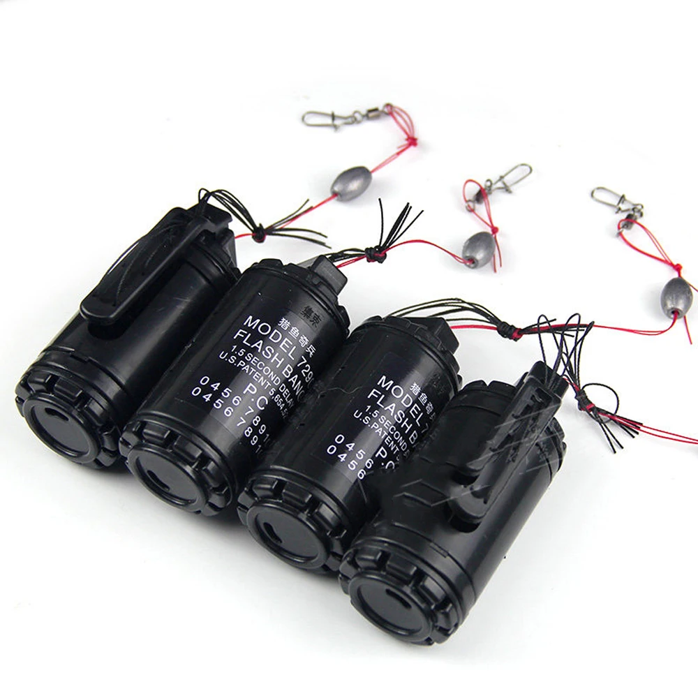 Gancho de explosión de racimo de peso de Metal, anzuelo de pesca de cuerda inferior de agua anticolgante para alimentador de peces, aparejos de pesca - imagen 2