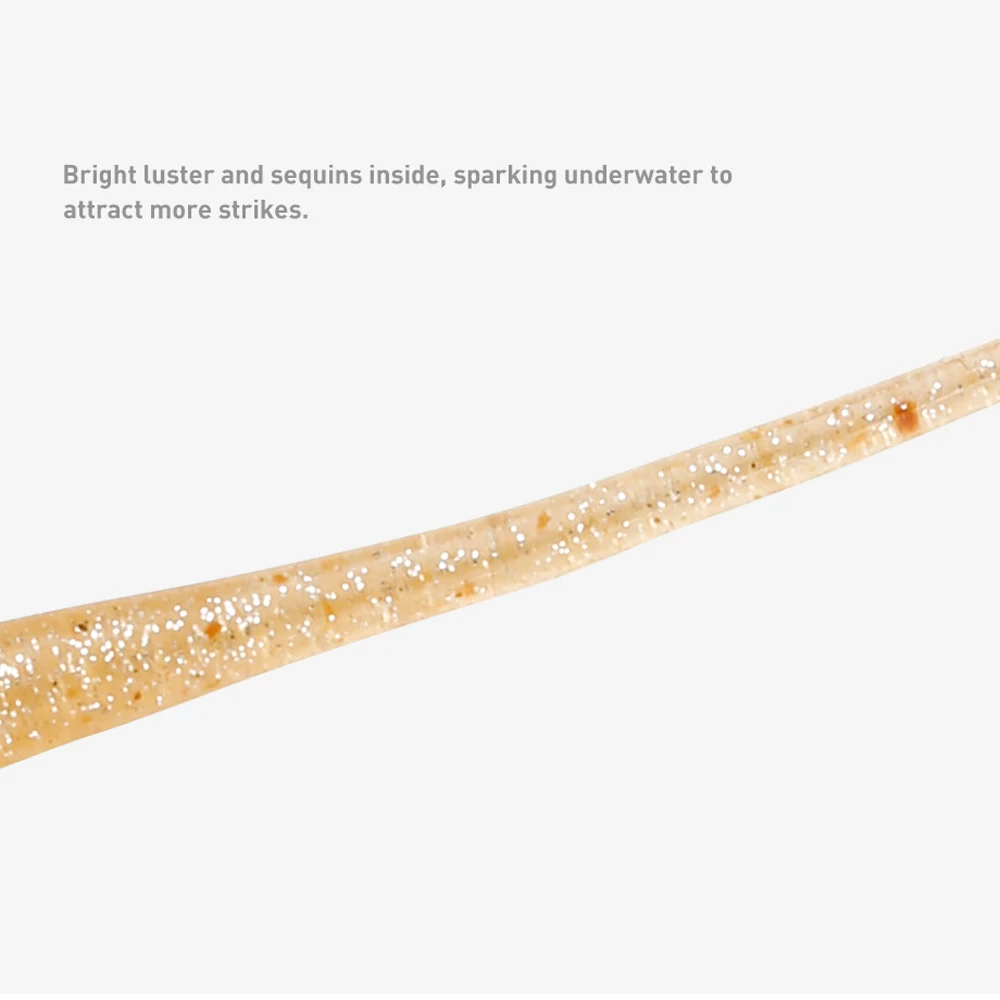 JOHNCOO 50 unids/caja gusano suave señuelo de pez roca 65mm 0,34g océano señuelo de roca pescado blando Wobblers carpa Pesca Peche cebo suave Jig señuelo - imagen 5