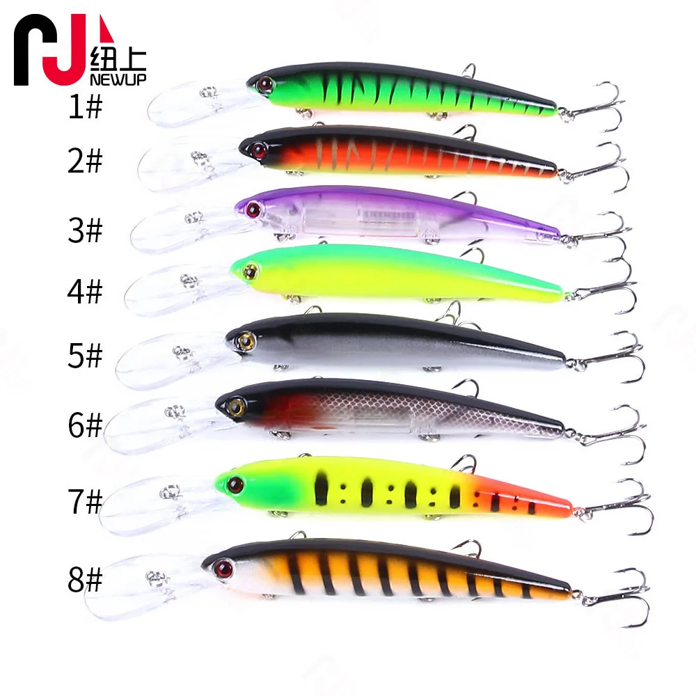 Señuelo de pesca flotante, Wobbler, manivela, pececillo, lubina Artificial, Lucio, Carpa, novedad, 1 piezas, 16,5 cm /21g - imagen 5