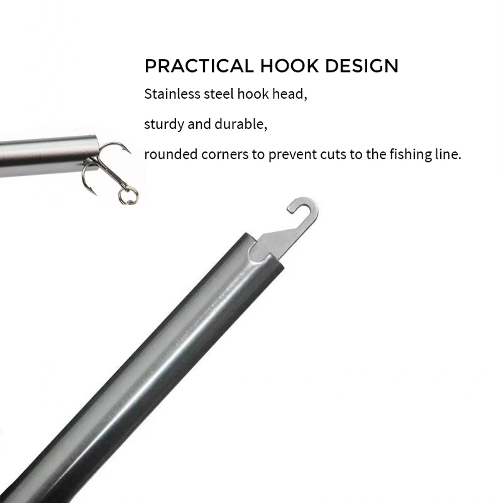 Dispositivo de desacoplamiento portátil, aparejos de pesca de 17,3 cm x 7,5 cm, descargador de gancho de aleación de aluminio, 4 colores disponibles, accesorios de pesca - imagen 5