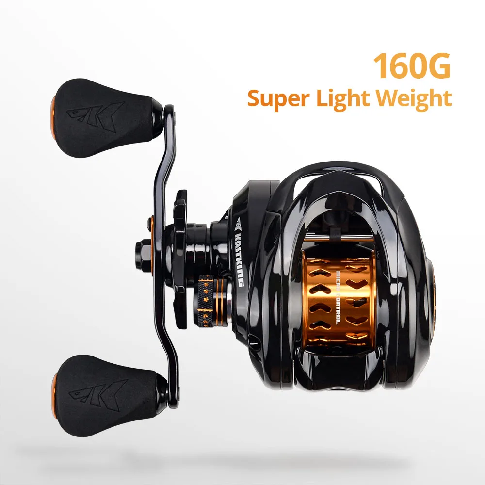 KastKing-carrete de pesca de carbono, accesorio con 7 rodamientos de bolas 4,5: 1, Ratio de engranaje, sistema de finura de cebo Zephyr, BFS, Baitcasting, 7,2 KG - imagen 3