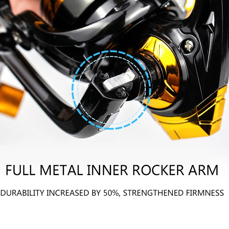 MITCHELL carrete 2021 carretes de pesca carrete de Metal giratorio 8-12kg arrastre máximo 5,2: 1 carretes giratorios de carpa de alta velocidad carrete de agua salada - imagen 4