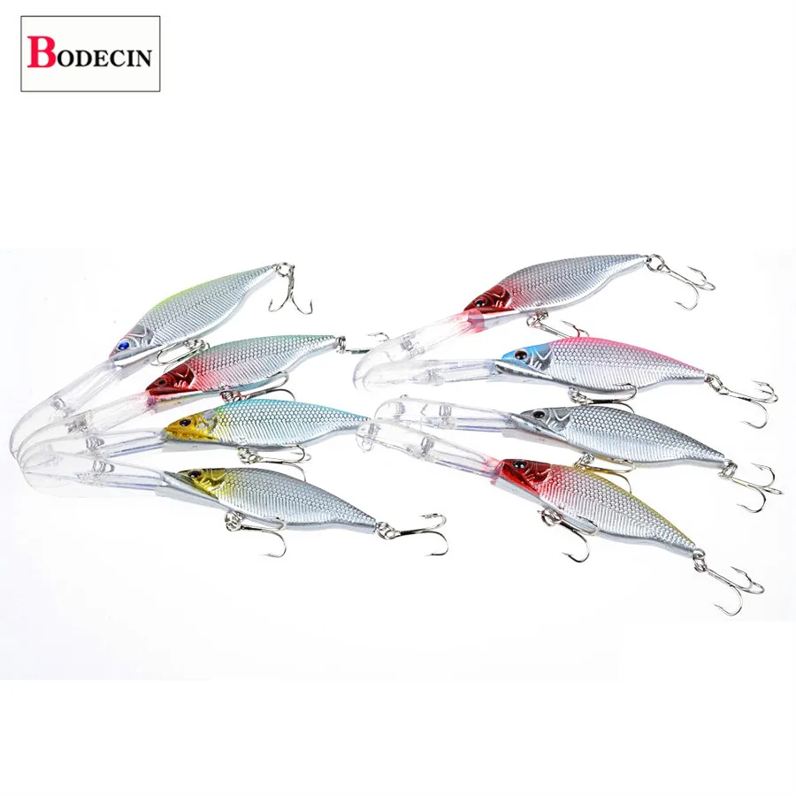 Minnow cebo Artificial/duro, Wobbler para aparejos de pesca, accesorios, ojos 3d, señuelo de Pesca de Mar, 1 unidad - imagen 5