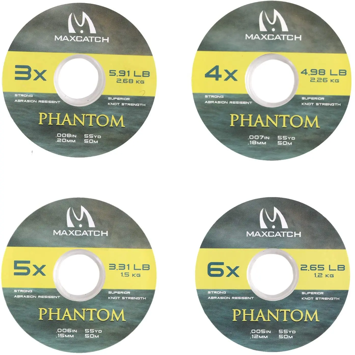 Línea Tippet de captura máxima (2X,3X,4X,5X,6X,7X) Línea Tippet de pesca con mosca transparente con soporte Tippet y carrete tierno - imagen 5