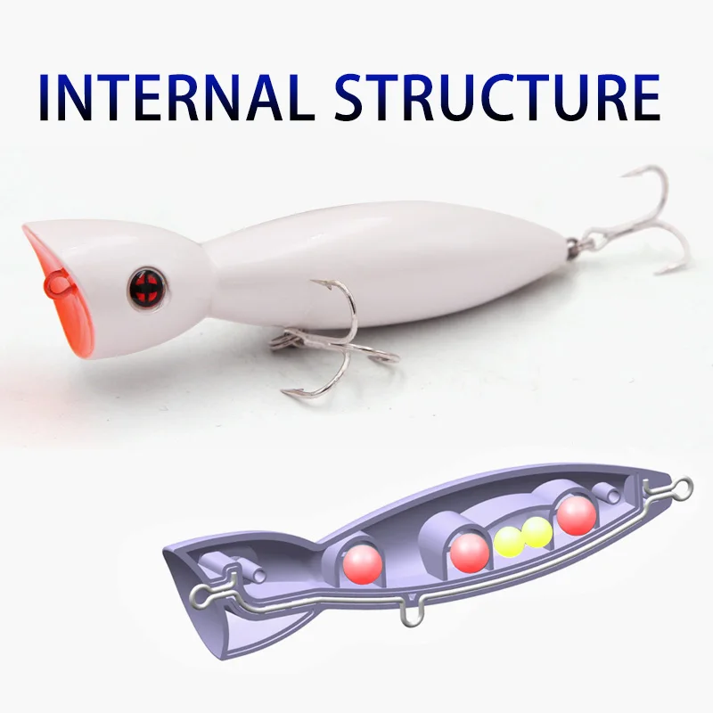 Wondershot-señuelo de pesca B02, cebo Artificial de 100mm y 24g, aparejos depredadores, Wobblers duros de calidad