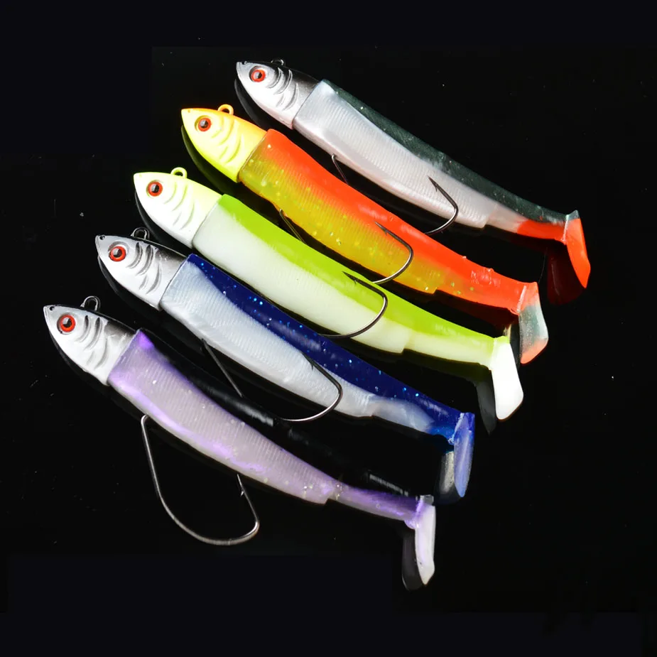 Swimbait Jig de Silicona 95mm – Señuelo Hundido para Lucio - imagen 5