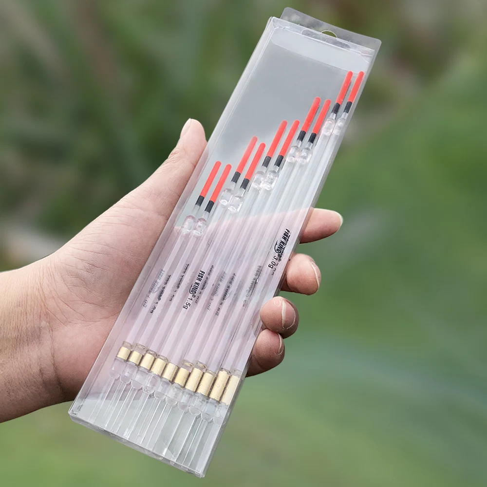 Flotadores de pesca vertical NGB – Plástico duro con tubo transparente - imagen 4