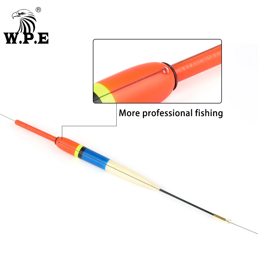 W.P.E flotador de Pesca 5 unids/lote 19cm-24cm 4g flotador de abeto Barguzinsky boya Vertical flotador Pesca de carpa Bobber aparejos de Pesca - imagen 5