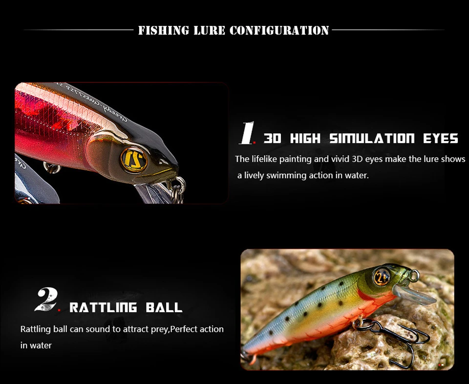 Señuelo de Pesca de pececillos, cebo Artificial duro de 8,5 cm, 9g, Wobbler, Jerkbait, Crankbait, aparejos de Pesca de agua salada, 1 unidad - imagen 3