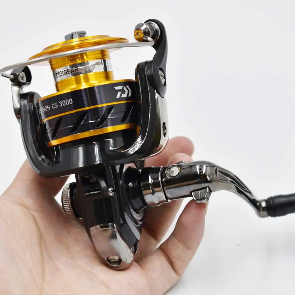 DAIWA-carrete de pesca MISSION CS 2021-2000, nuevo tamaño, carrete de aluminio mecanizado ABS, 2KG-6KG, potencia 3 + 1BB, 4000 - imagen 5