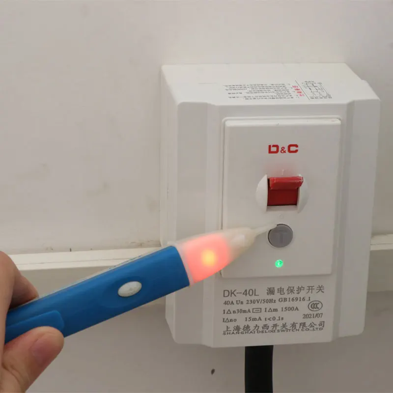 Bolígrafo de prueba inteligente sin contacto, con iluminación LED, cable de fuego, sonido y alarma de luz, pluma de seguridad a prueba del Sensor - imagen 4