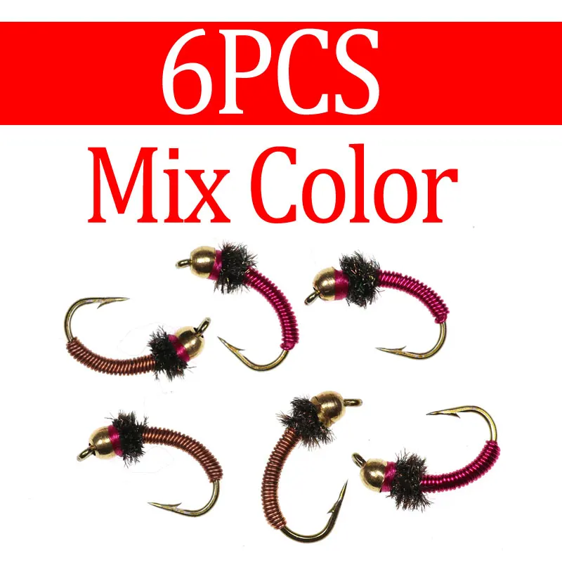 6pcs Mix Color