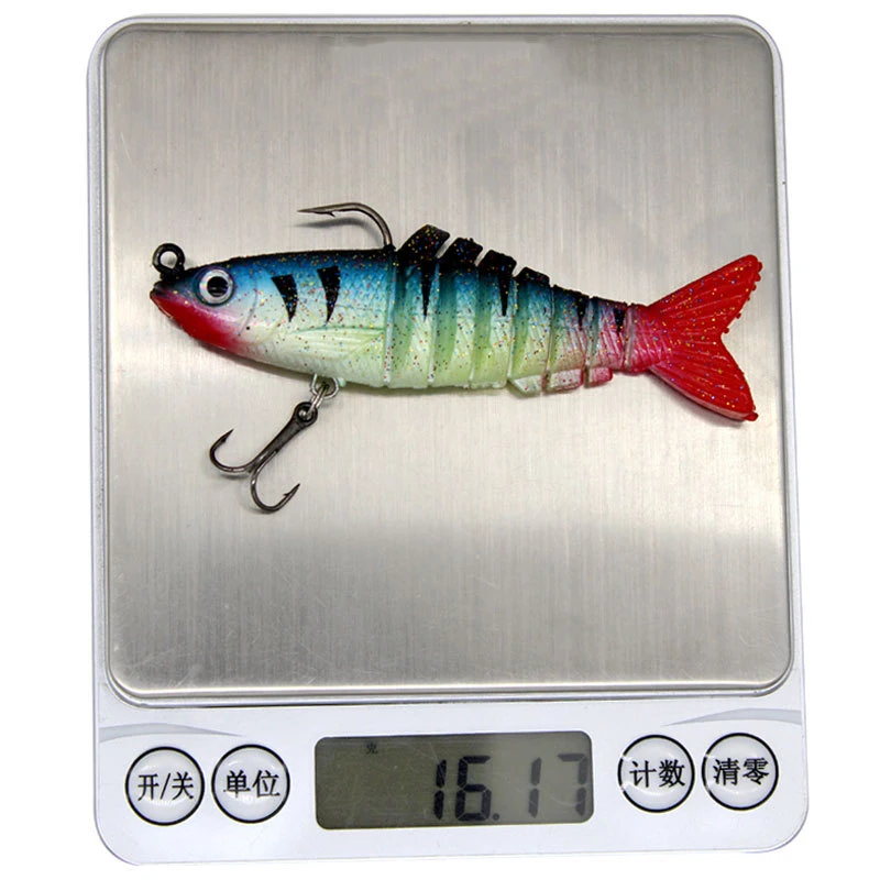 Chinook-señuelo de pesca suave, cebo Artificial de silicona, Wobblers - imagen 4