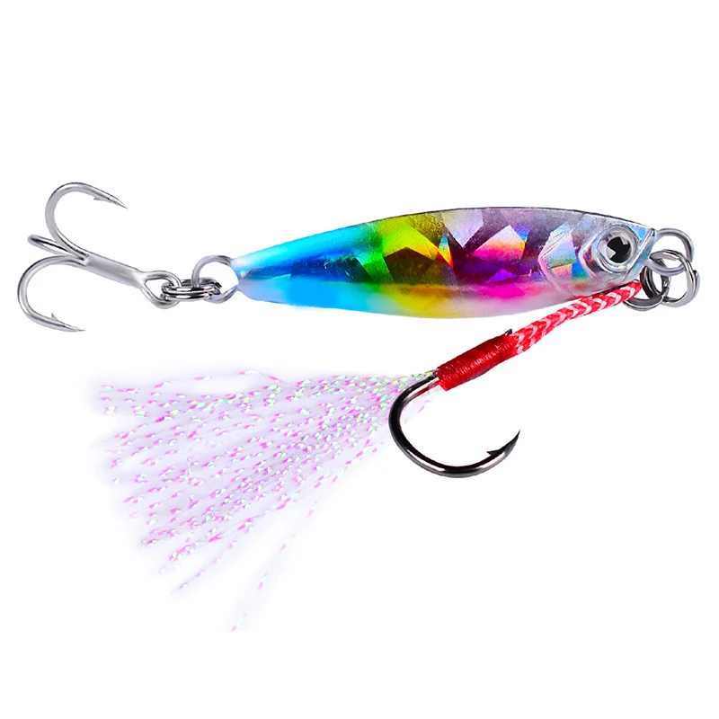 Señuelo de Pesca con lentejuelas de Metal, señuelo de mar de 7/10/15/20/30G, Crankbait, Jig Shads, Spoon, Wobbler, Iscas artificiales Para Pesca - imagen 2