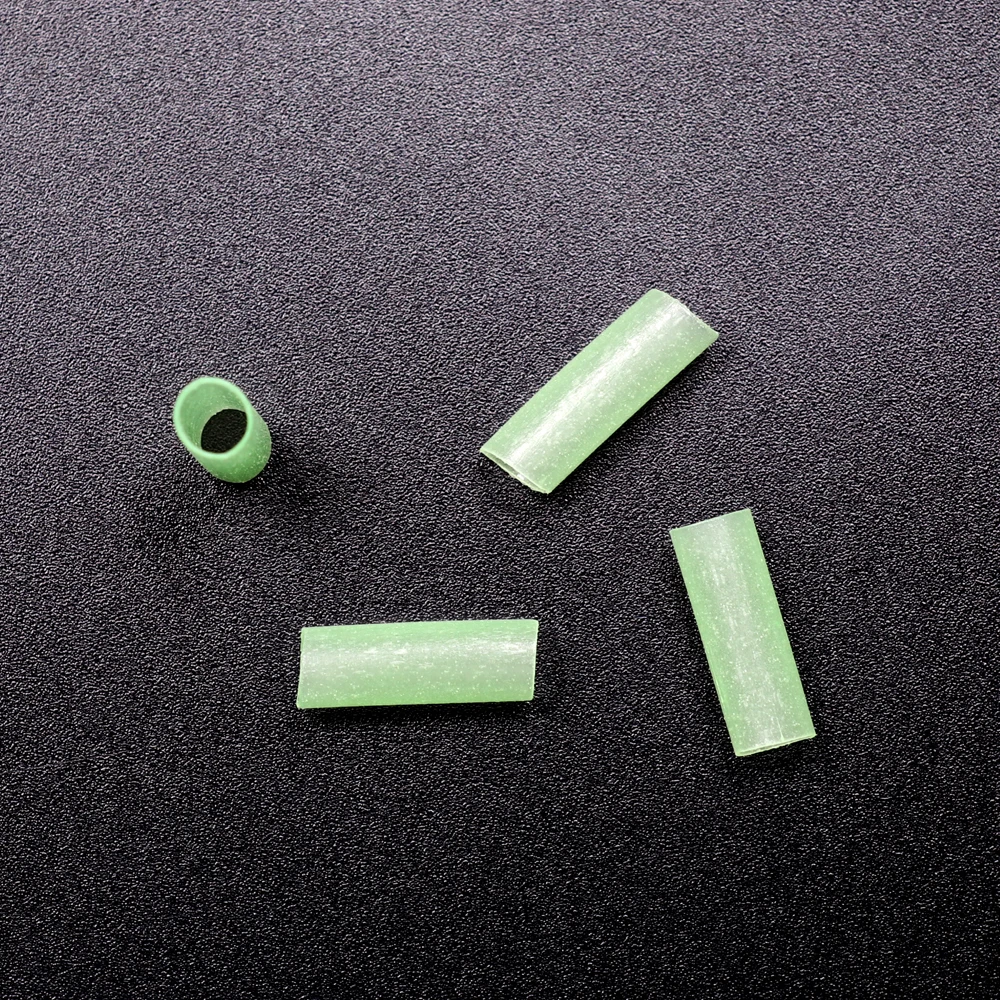 Tubo termorretráctil brillante precortado para aparejos de pesca de agua salada, Material de asistencia, gancho de plantilla, cubierta protectora, señuelo luminoso, 50 unidades - imagen 4