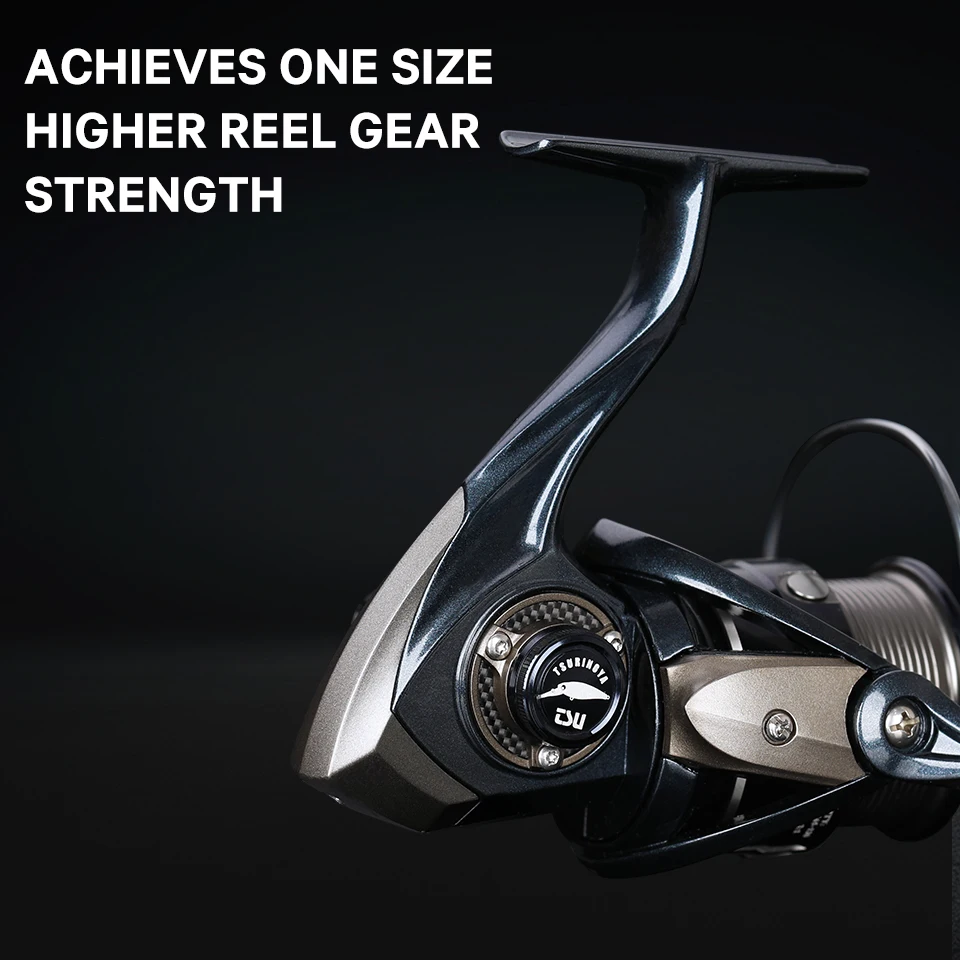 TSURINOYA Ultra ligero 155g cebo Finesse carrete de pesca giratorio de carbono RANGER 800 1000S carrete pequeño poco profundo rueda de pesca de trucha - imagen 5