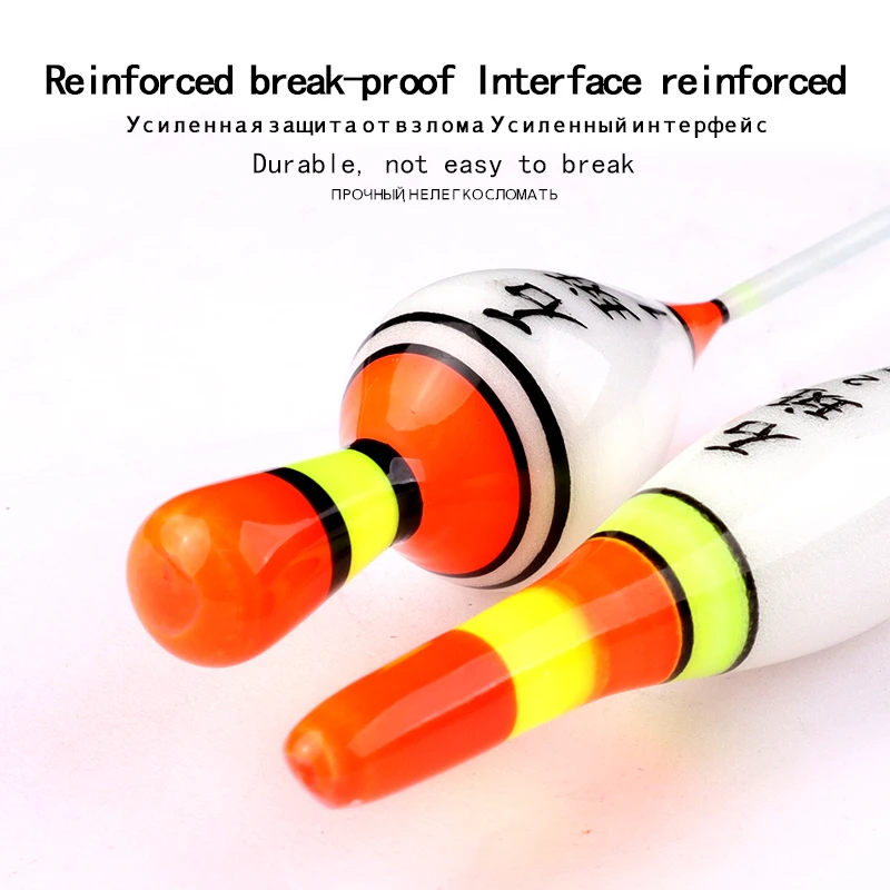 Flotadores de pesca + 5 tubos de boya + 1 ganchos de bolsa + 1 soporte de boya de cola grande Bobber boya de aguas poco profundas Nano Vertical herramientas de pesca, aparejos, 5 piezas - imagen 4