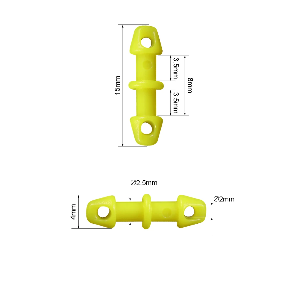 ICERIO-aparejos de pesca de agua salada, faldones y amarre de goma, piezas fijas, accesorios de señuelo, 20/50 Uds. - imagen 2
