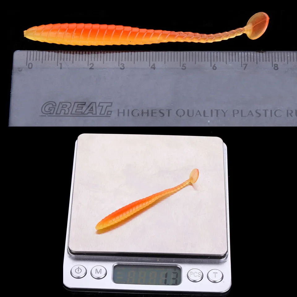 WALK FISH-Señuelos de Pesca de silicona, cebo suave, sábalo Ripple Shad, 1,3g, 2,2g, 3,3g, señuelos artificiales, señuelo de Pesca de trucha - imagen 2