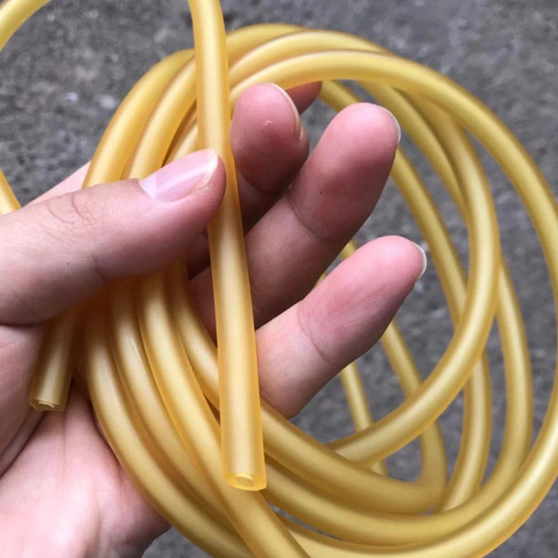 Tirachinas de Fitness para niños, tubo de goma de látex anticongelante, Goma elástica para Pilates, ejercicio físico, cuerda elástica de goma - imagen 5