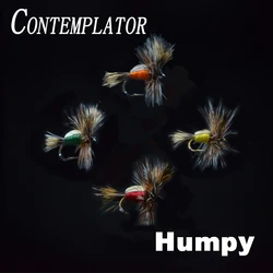 Contemplador 14 # Humpy – Mosca seca flotante alta visibilidad trucha