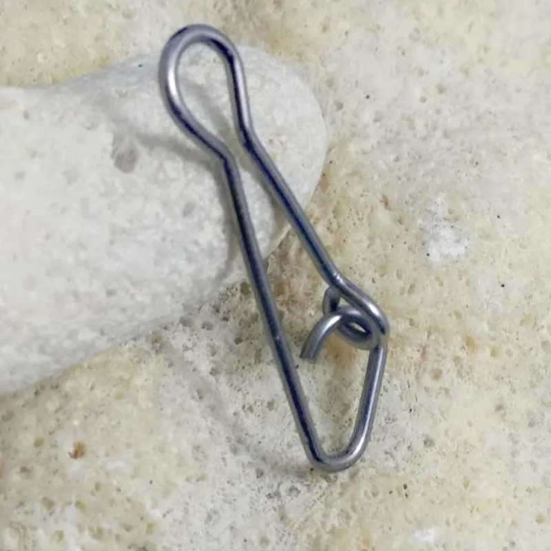 1000/2000/3000 Uds. Accesorios giratorios de acero inoxidable conector a presión de Pin fuerte herramientas de equipo de Pesca de carpa Pesca Peche - imagen 3