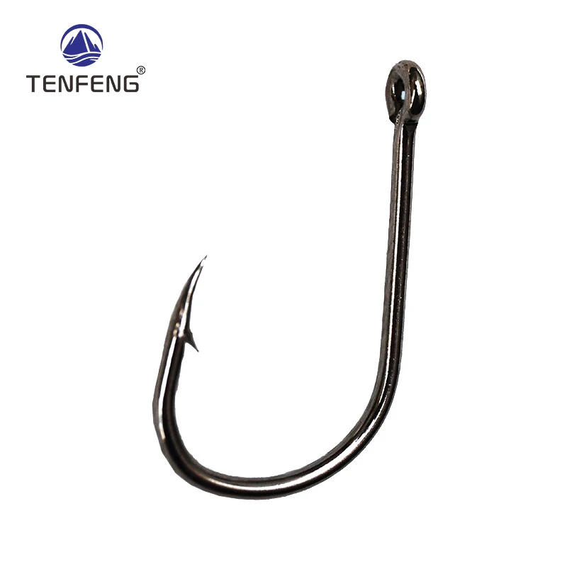 Anzuelos de Pesca con púas, accesorios de aparejos de Pesca a granel, 5000 Uds., 3-15 #, ojo/círculo plano - imagen 2