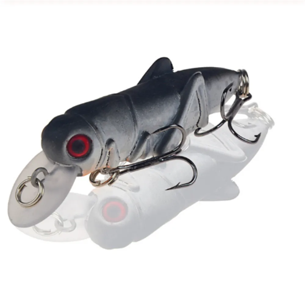 Señuelos de Pesca de insectos saltamontes, cebo duro Wobbler volador, ojos 3D realistas, cebos artificiales, carpa, Swimbait, 5,5 cm, 3,5g, 1 ud. - imagen 4